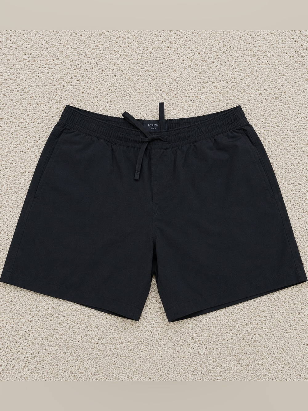 J. Crew Flex Men’s Performance Shorts Black Large Lined Stretch mb